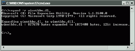 Справочник по автоматической установе Windows XP
