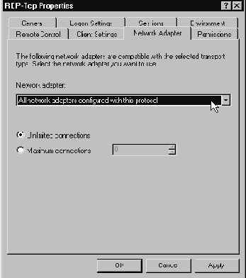 Настройка Citrix Metaframe под Windows 2000 Termanal Services