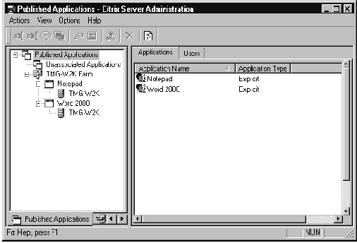  Citrix Metaframe  Windows 2000 Termanal Services
