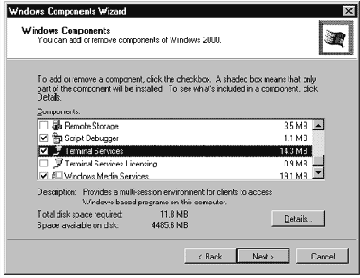 Настройка Citrix Metaframe под Windows 2000 Termanal Services