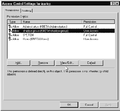 Настройка Citrix Metaframe под Windows 2000 Termanal Services