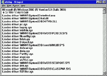 Средства восстановления Windows 2000 Server
